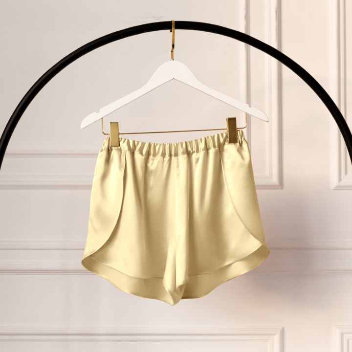 ШЕЛКОВЫЕ ШОРТЫ СЛИВОЧНЫЙ ЖЕЛТЫЙ_6